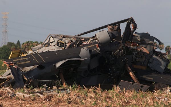 ヘリコプターが墜落した現場では、麻薬組織の大物の捜索・拘束作戦に当たっていた=ロイター