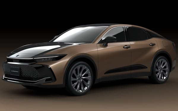 トヨタ自動車の新型「クラウン」（16代目）の第1弾となる「クラウン（クロスオーバー）」。2022年秋に発売予定（写真：トヨタ自動車）