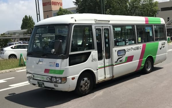ジェイ・アール北海道バスの富丘高台線（JR手稲駅北口）