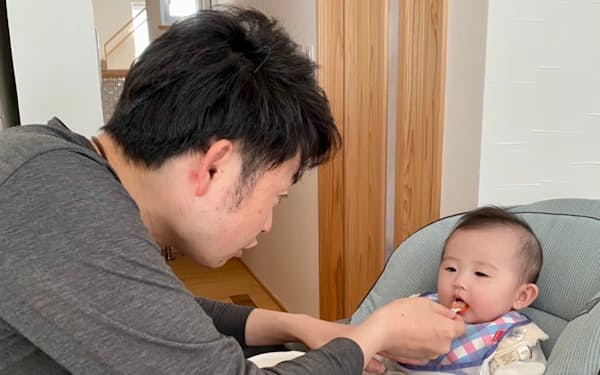 福田さんは１カ月の育休で育児参加の重要性を再認識したという