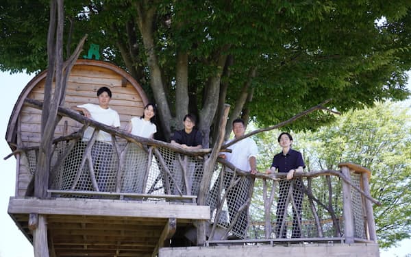 積水ハウスのTLMチーム（左から山本竜大さん、土井徳子さん、塙あすみさん、生井忠雄さん、小玉拓也さん）