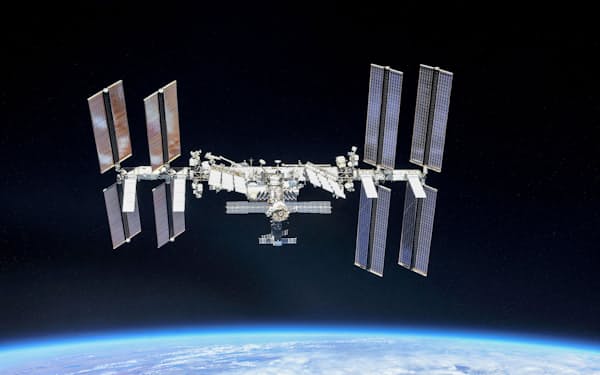 日米欧やロシアが参加する国際宇宙ステーション（ＩＳＳ）＝ロイター