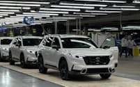 ホンダは半導体不足の影響で米国で生産を調整している(インディアナ州の工場)