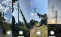 ピクトレで「ねこたこ」さんが撮影した電柱の写真=グロース・リング・グリッド提供
