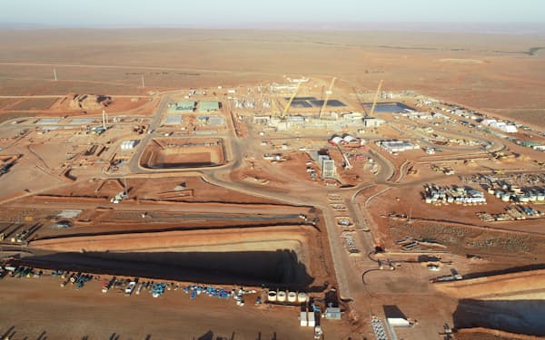 OZミネラルズの銅鉱山（南オーストラリア州）＝同社提供