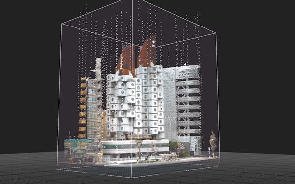 東京・目黒のグルーオンは、解体される「中銀カプセルタワービル」を3Dデータで保存する活動に取り組んでいる