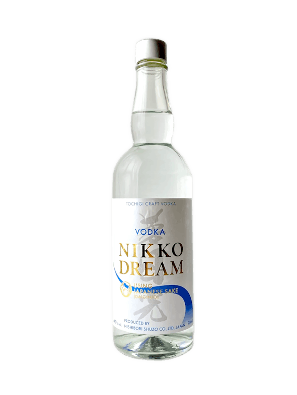 西堀酒造が発売した「夢日光ウオッカ NIKKO DREAM VODKA」