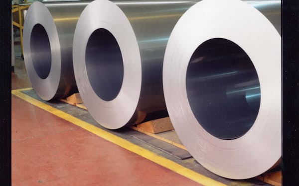 日鉄は高級鋼材の生産も拡大している（日鉄の電磁鋼板）