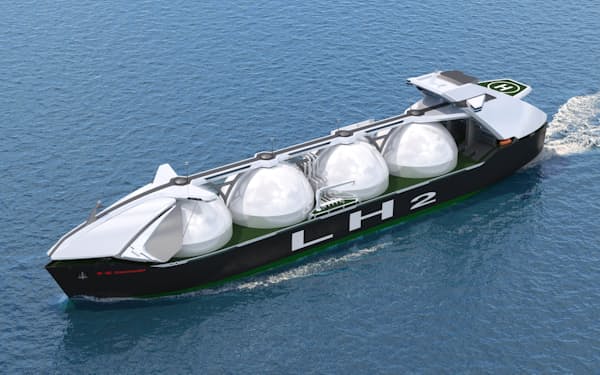 川崎重工は世界最大規模の液化水素運搬船の開発を進める