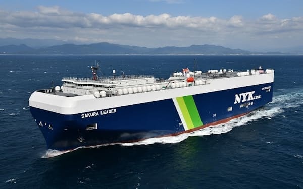 日本郵船はLNG燃料船購入などの資金調達のために移行債を発行した