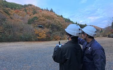 ドローン物流の担い手を全国に増やす(山梨県小菅村)=ネクストデリバリー提供