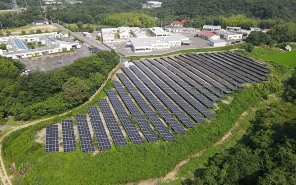 WAKOは太陽光発電事業を拡大している（同社の設備）