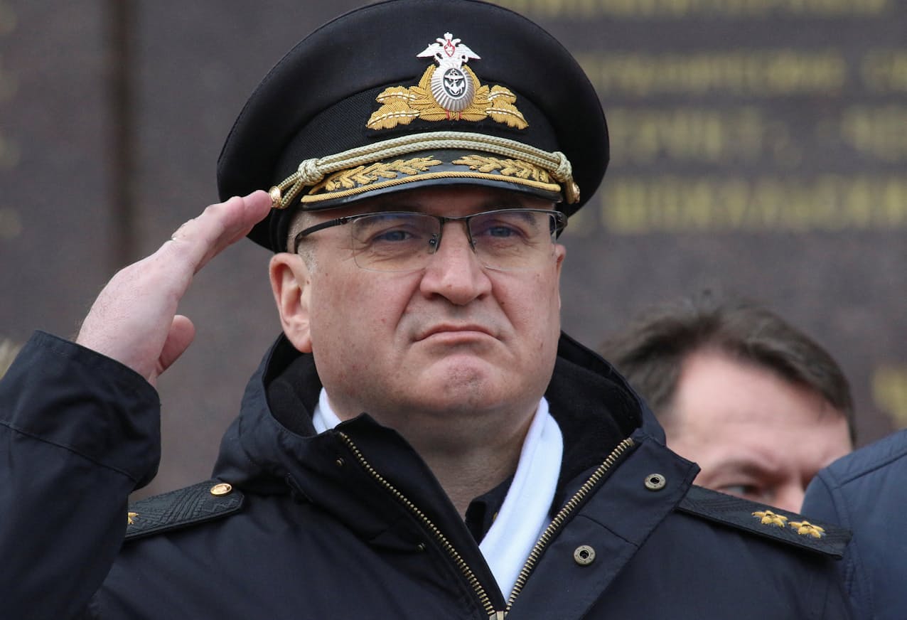 黒海艦隊の司令官だったイーゴリ・オシポフ氏は解任されたとの見方が強まっている（2021年2月）=ロイター