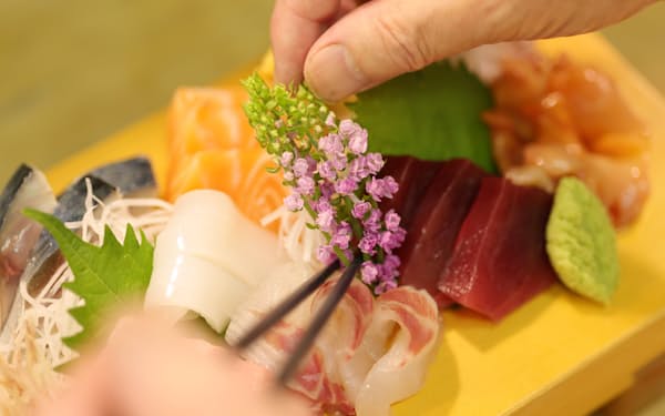 シソの花「花穂」は日本料理を彩ってきた