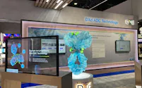 「米国臨床腫瘍学会(ASCO)2024」における第一三共の展示ブースの様子=第一三共提供