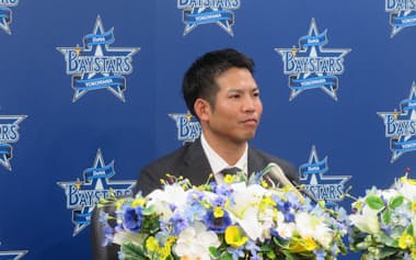 自ら願い出て、DeNAからの「退団会見」を開いた桑原将志。移籍の経緯を丁寧に語る姿に、ファンもさらにあと押ししよう、という気持ちになったのではないか