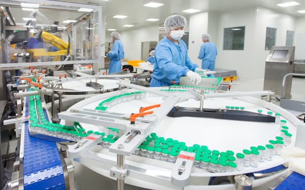 SKバイオは８月上旬からコロナワクチンの量産を始めた（安東市の生産拠点）