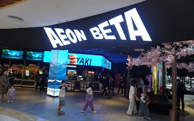 イオンエンターテイメントがベトナムで開業した海外初のシネコン(7日、ハノイ)