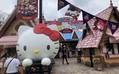 「ハーモニーランド」はサンリオ唯一の屋外型テーマパークだ(大分県日出町)