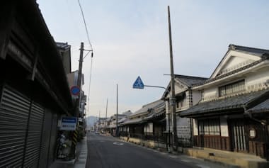 宿場町として栄えた面影を残す岡山県矢掛町