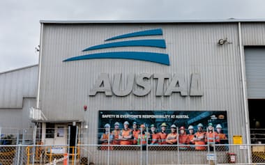 オースタルは豪州で最大の造船企業で、西豪州に造船所をもつ=AAP