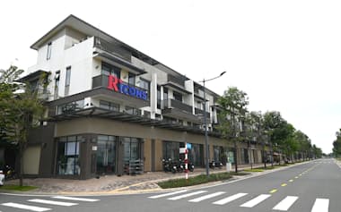 西鉄がベトナムのホーチミン郊外で現地企業と開発する大規模住宅地「ウオーターポイント」(11月、タイニン省)