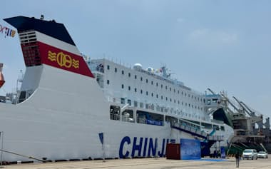 日中間を結ぶフェリー「鑑真号」