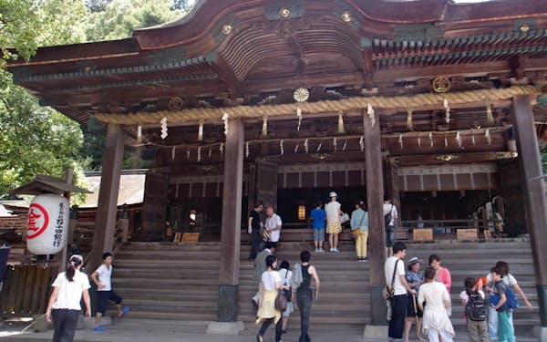 金刀比羅宮を中心とした琴平には香川県内で最も多い約万人の観光客が訪れた