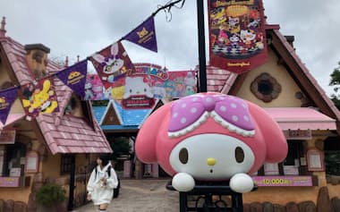 滞在型リゾートへの転換をめざすハーモニーランドはサンリオ唯一の屋外型テーマパーク(大分県日出町)