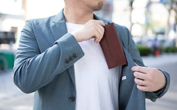 美しく機能的な軽くて小さい長財布