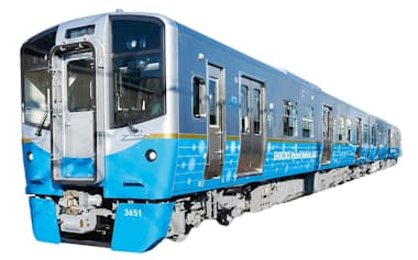 ハイブリッド車両「3600系」は2両1編成で運用する=JR四国提供