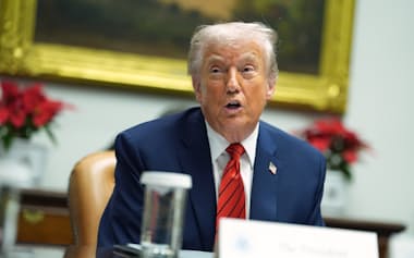 トランプ米大統領(10日)=AP