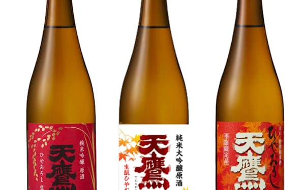 天鷹酒造は純米大吟醸酒のひやおろしを新たに発売する