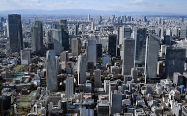 都心に林立する高層ビル