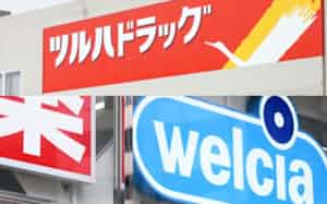 ツルハとウエルシアの店舗看板組み合わせサムネイル ツルハとウエルシアの店舗看板組み合わせサムネイル