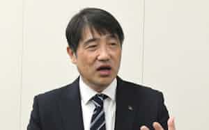 川崎重工業の松田義基常務執行役員 川崎重工業の松田義基常務執行役員