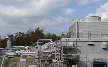 工事が進むわいたの新しい地熱発電所