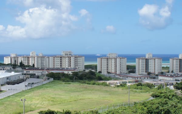 返還が予定される沖縄県浦添市の米軍牧港補給地区（2020年）