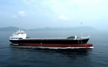 栗林商船が運航する内航船