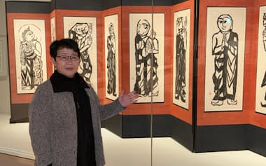 南砺市立福光美術館の渡邊一美館長