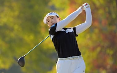 米女子ツアー本格参戦1年目で5億円プレーヤーとなった山下美夢有=共同