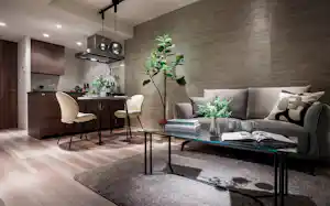 25年に完成した東急リバブルの「ルジェンテ藤沢」(神奈川県藤沢市)の1LDK+S(45.41平方メートル)の住戸 25年に完成した東急リバブルの「ルジェンテ藤沢」(神奈川県藤沢市)の1LDK+S(45.41平方メートル)の住戸