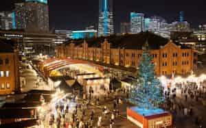 Christmas Market in 横浜赤レンガ倉庫では本場ドイツのような雰囲気を楽しめる Christmas Market in 横浜赤レンガ倉庫では本場ドイツのような雰囲気を楽しめる