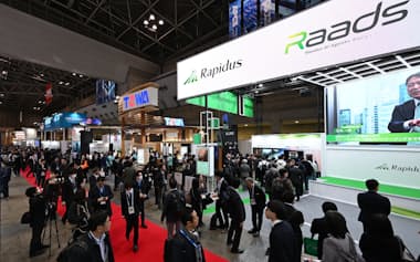 開幕した「セミコン・ジャパン2025」(17日午前、東京都江東区)