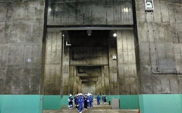リサイクル燃料貯蔵（ＲＦＳ）の使用済み核燃料の中間貯蔵施設（青森県むつ市）