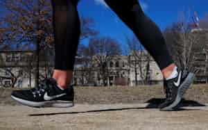 米ナイキの25年9〜11月期は北米市場で売り上げが改善した=ロイター 米ナイキの25年9〜11月期は北米市場で売り上げが改善した=ロイター