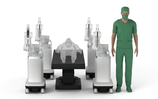 瑞龍諾賦は使い勝手の良いモジュール式の手術支援ロボットを開発している=同社提供