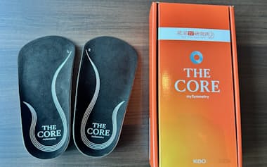 新ブランド「花王ライフケア研究所」で発売したインソール「ザ・コア」