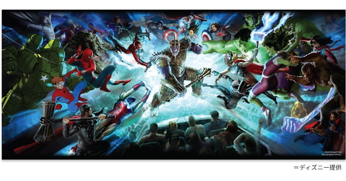 ディズニー 米国パークでマーベル拡張 マルチバースに 日本経済新聞 ディズニー 米国パークでマーベル拡張 マルチバースに 日本経済新聞