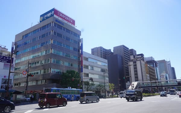岡山県の商業地の最高価格地点は岡山市の「両備ビル」